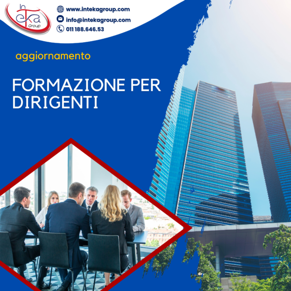 AGGIORNAMENTO: Formazione per dirigenti