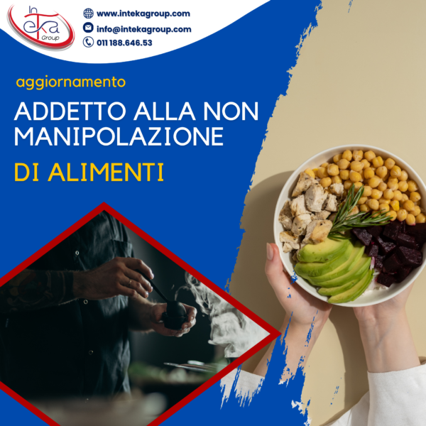 AGGIORNAMENTO: Addetto alla non manipolazione di alimenti